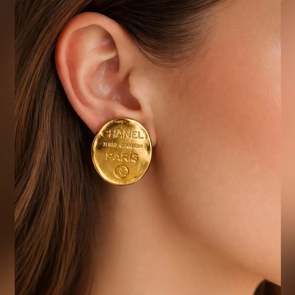 Chanel 31 Rue Cambon Paris Earrings
